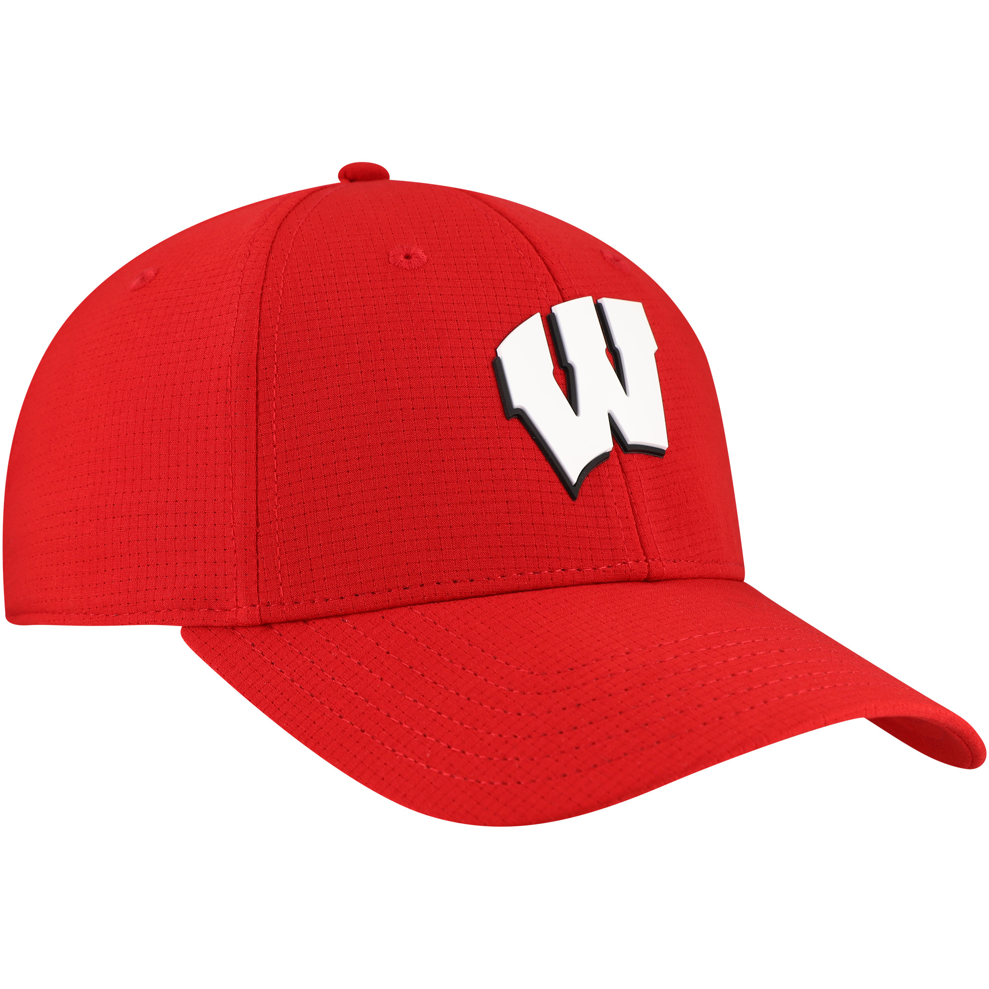 Men's Under Armour Red Wisconsin Badgers Sideline Performance Flex Hat - Image 8