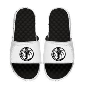 Unisex ISlide Black/White Dallas Mavericks Cookies & Cream Slide Sandals