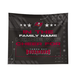 Pegasus Tampa Bay Buccaneers 51" x 60" We Cheer For Personalized Wall Tapestry