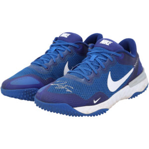 George Springer Toronto Blue Jays Autographed Player-Worn Blue Nike Alpha Shoes from the 2023 MLB Season - RG13309592-93