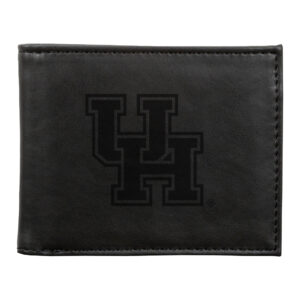 Black Houston Cougars Billfold Wallet