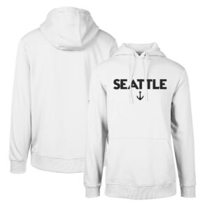 Men's Levelwear White Seattle Kraken Podium City Capsule Pullover Hoodie