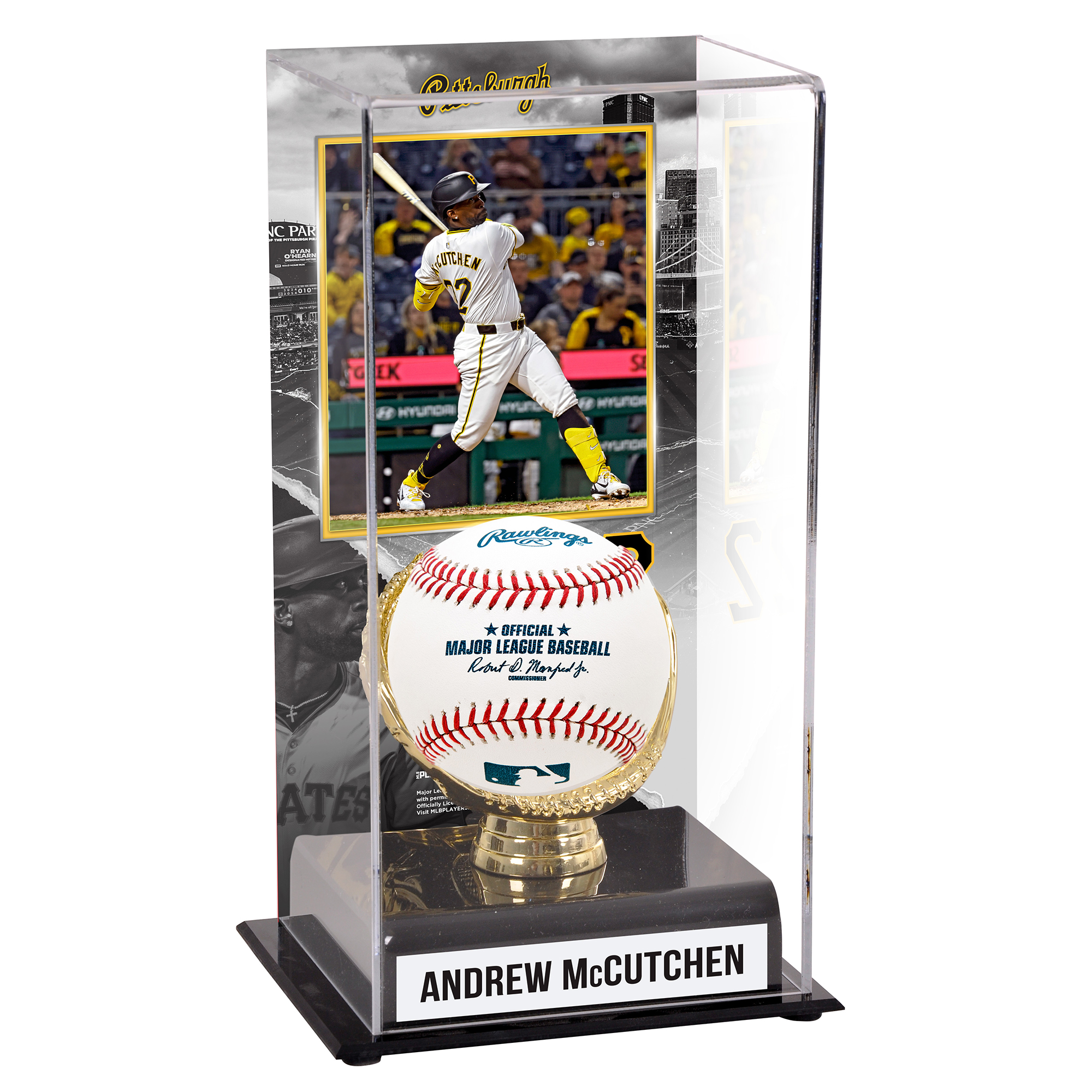 Andrew McCutchen Pittsburgh Pirates Sublimated Display Case with Image