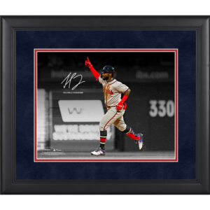 Michael Harris II Atlanta Braves Facsimile Signature Framed 11" x 14" Spotlight Photograph