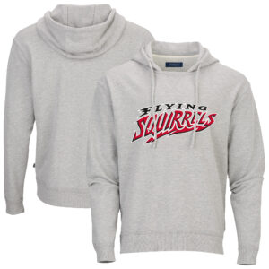 Men's Heather Gray Richmond Flying Squirrels French Terry Pullover Hoodie