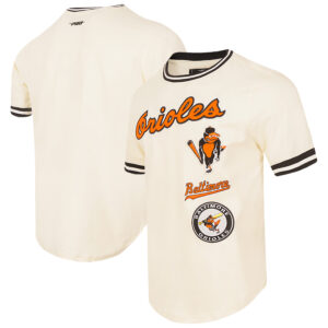 Men's Pro Standard Cream Baltimore Orioles Retro Classic T-Shirt