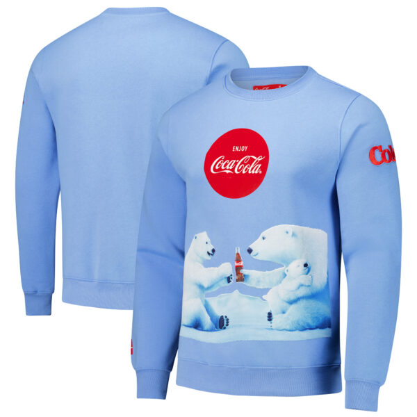 Men's Freeze Max  Blue Coca-Cola Cheers Pullover Sweatshirt