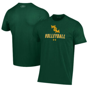 Men's Under Armour Green William & Mary Tribe Volleyball Performance T-Shirt