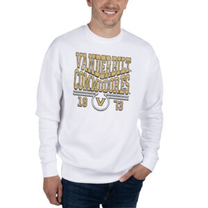 Unisex Uscape Apparel White Vanderbilt Commodores Coastal Fleece Pullover Sweatshirt