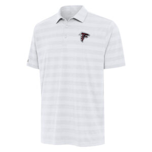 Men's Antigua White Atlanta Falcons  Tunnel Polo