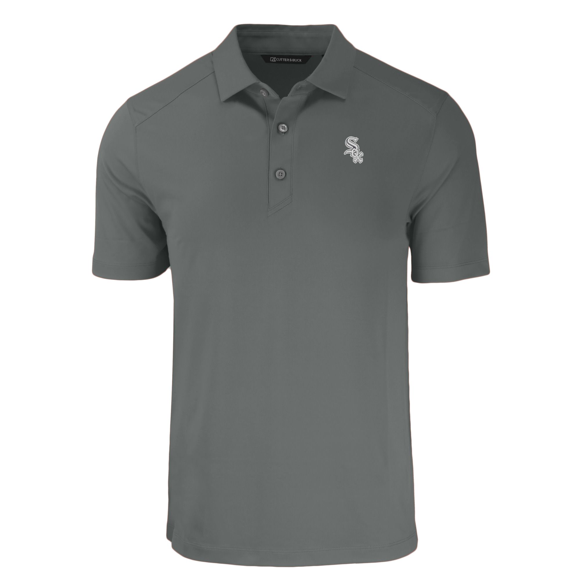 Men's Cutter & Buck Gray Chicago White Sox Forge Eco Stretch Recycled Polo - Image 6