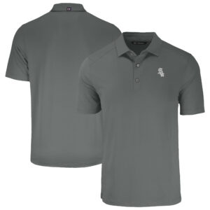 Men's Cutter & Buck Gray Chicago White Sox Forge Eco Stretch Recycled Polo