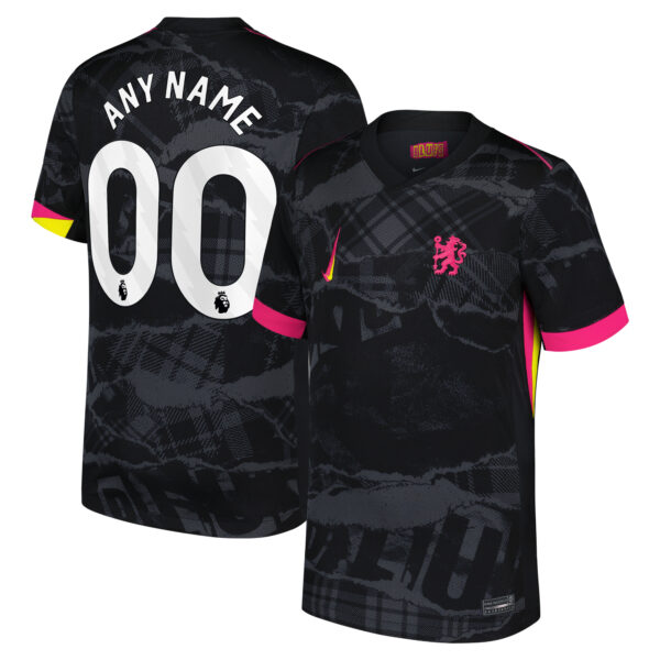 Men's Nike Anthracite Chelsea 2024/25 Third Replica Custom Jersey - Image 5