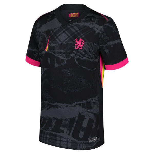Men's Nike Anthracite Chelsea 2024/25 Third Replica Custom Jersey - Image 6