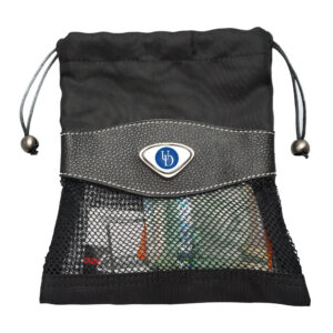 Black Delaware Fightin' Blue Hens Valuables Bag