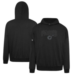 Men's Levelwear Black San Diego Padres Contact Darkmoon Pullover Hoodie