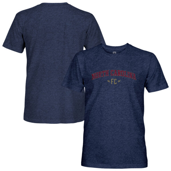 Men's 1863FC  Navy North Carolina FC Wordmark Vintage Tri-Blend T-Shirt