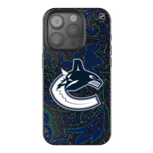 Keyscaper Black Vancouver Canucks Paisley Bling iPhone Case
