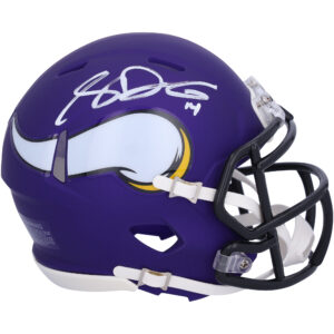 Sam Darnold Minnesota Vikings Autographed Riddell Speed Mini Helmet