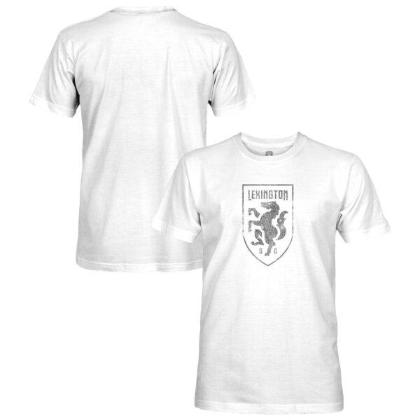 Men's 1863FC  White Lexington Legends Badge Short Sleeve T-Shirt
