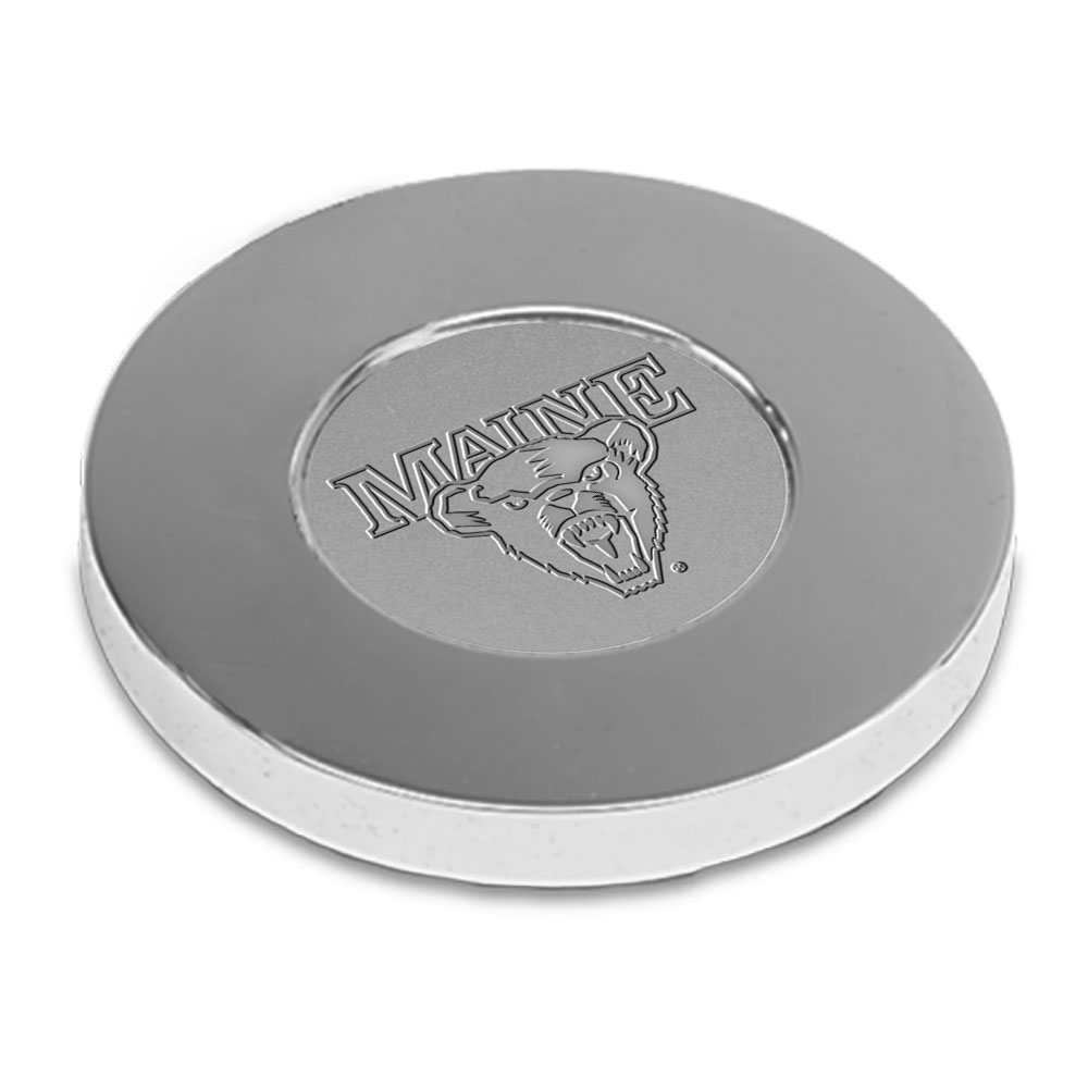 Silver Maine Black Bears Paperweight