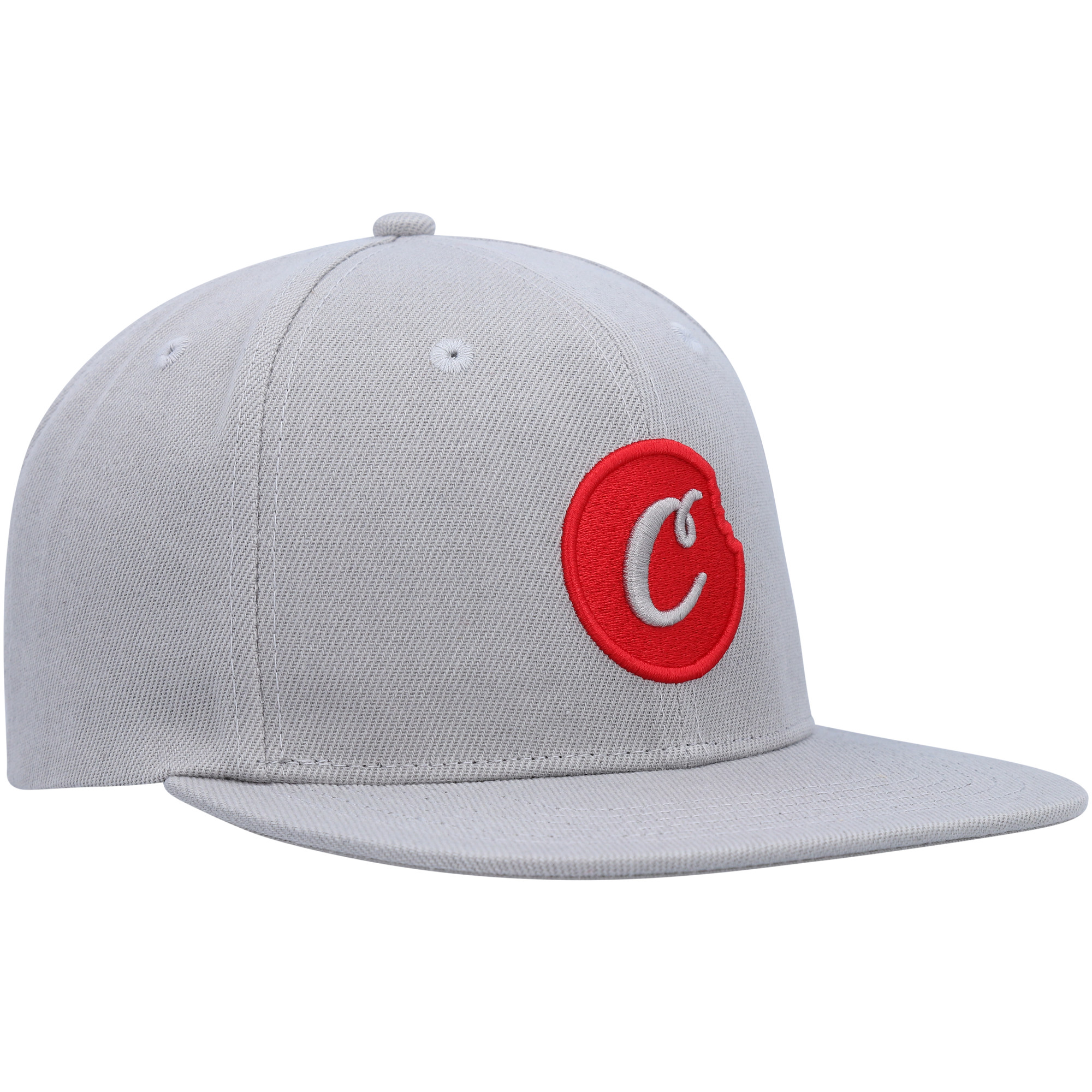 Men's Cookies Gray C-Bite Snapback Hat - Image 4
