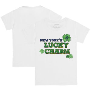 Toddler Tiny Turnip White New York Yankees Lucky Charm T-Shirt