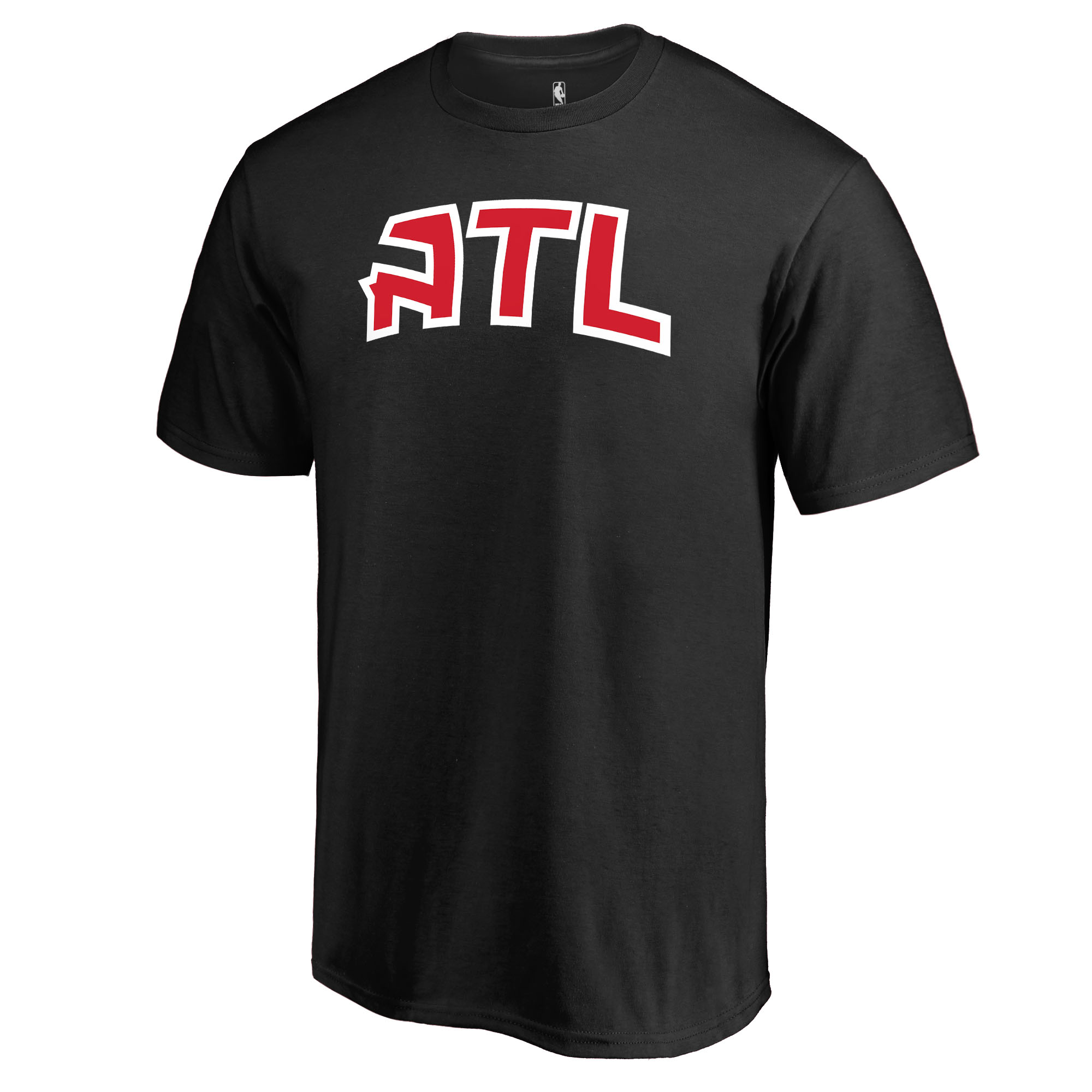 Men's Black Atlanta Hawks Alternate Logo T-Shirt