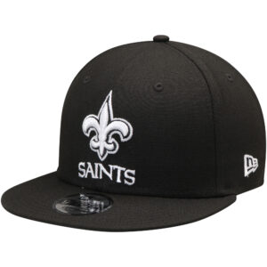Men's New Era Black New Orleans Saints B-Dub 9FIFTY Adjustable Hat