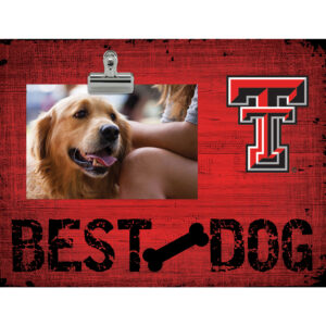 Texas Tech Red Raiders 10.5" x 8" Best Dog Clip Photo Frame
