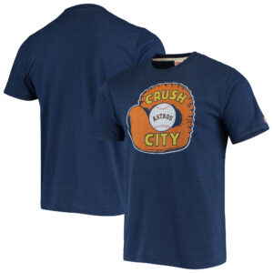 Men's Navy Houston Astros Hyperlocal Tri-Blend T-Shirt