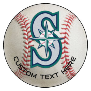 Seattle Mariners 27'' Personalized Baseball Mat