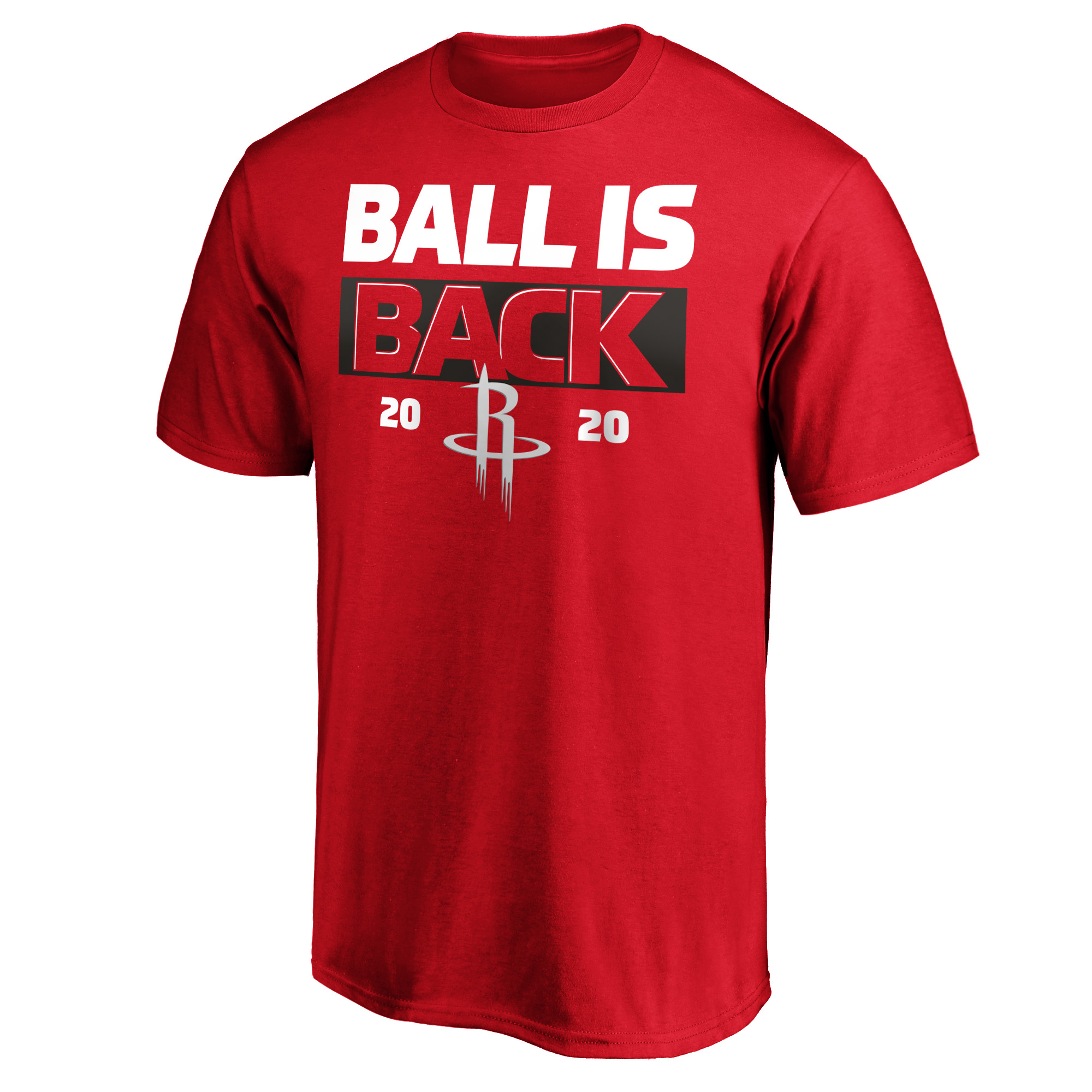 Men's Red Houston Rockets Ball Is Back T-Shirt - Image 3