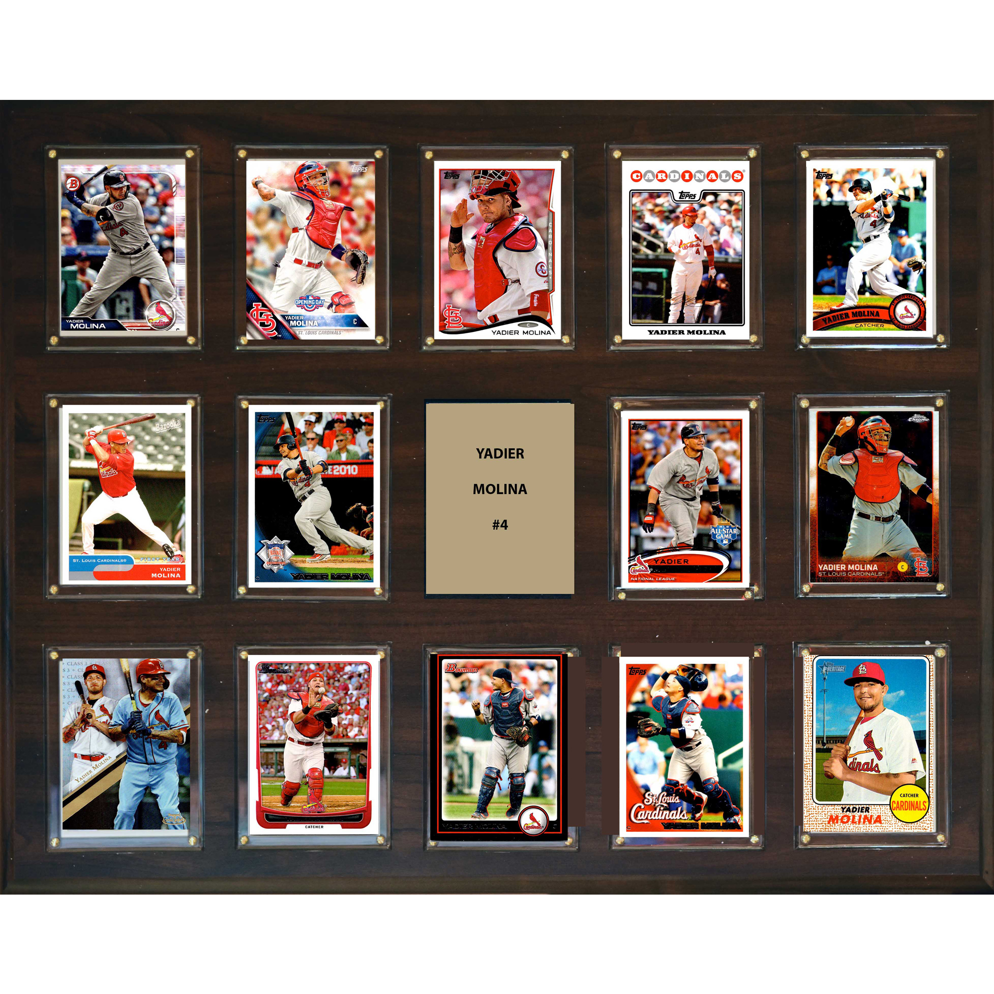 Yadier Molina St. Louis Cardinals 16'' x 20'' Plaque