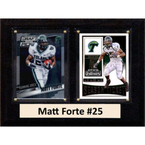Matt Forte Tulane Green Wave 6'' x 8'' Plaque