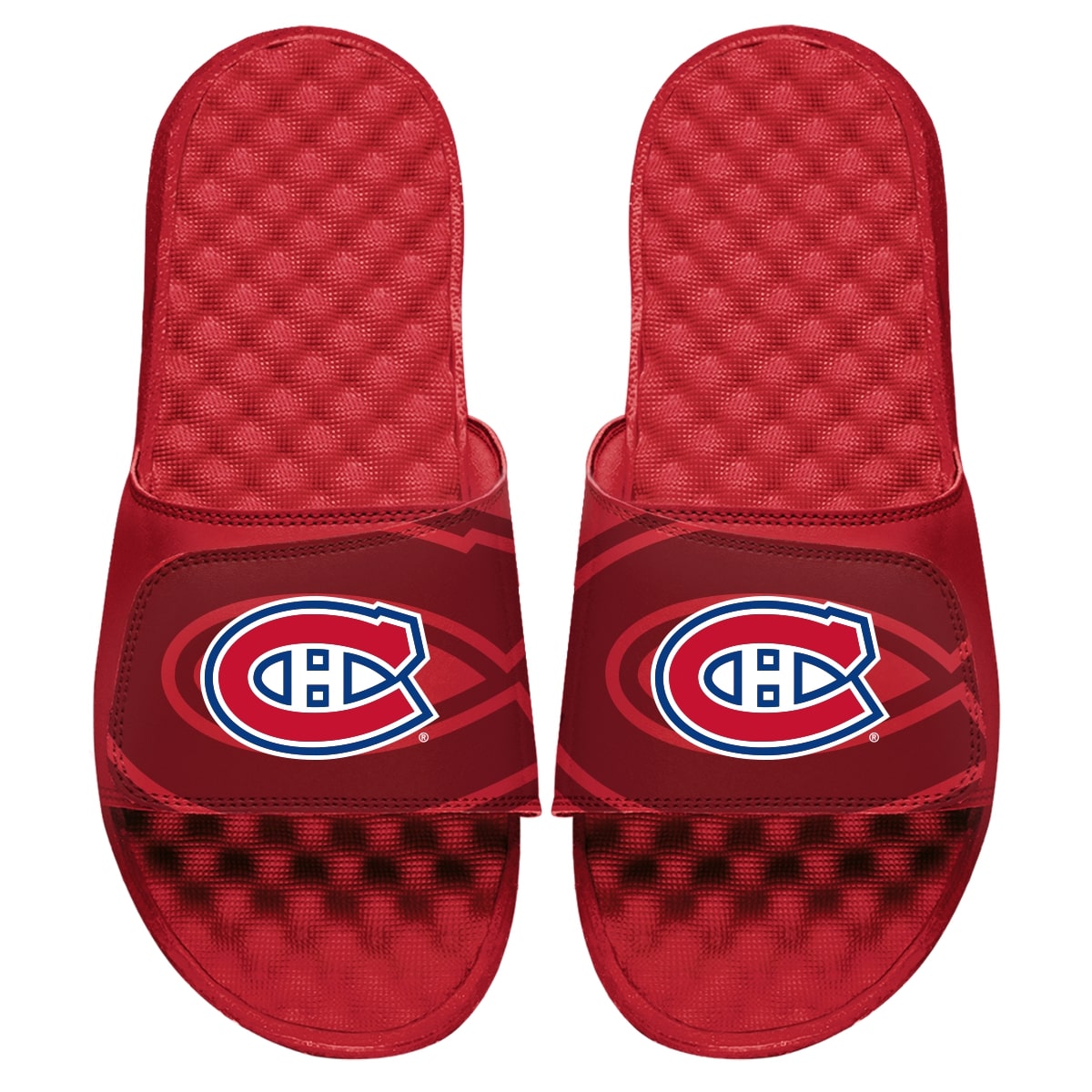 Men's ISlide Red Montreal Canadiens OT Slide Sandals