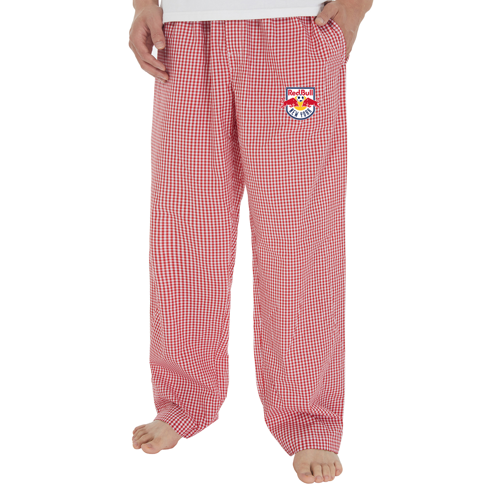 Men's Concepts Sport Red/White New York Red Bulls Tradition Woven Pants