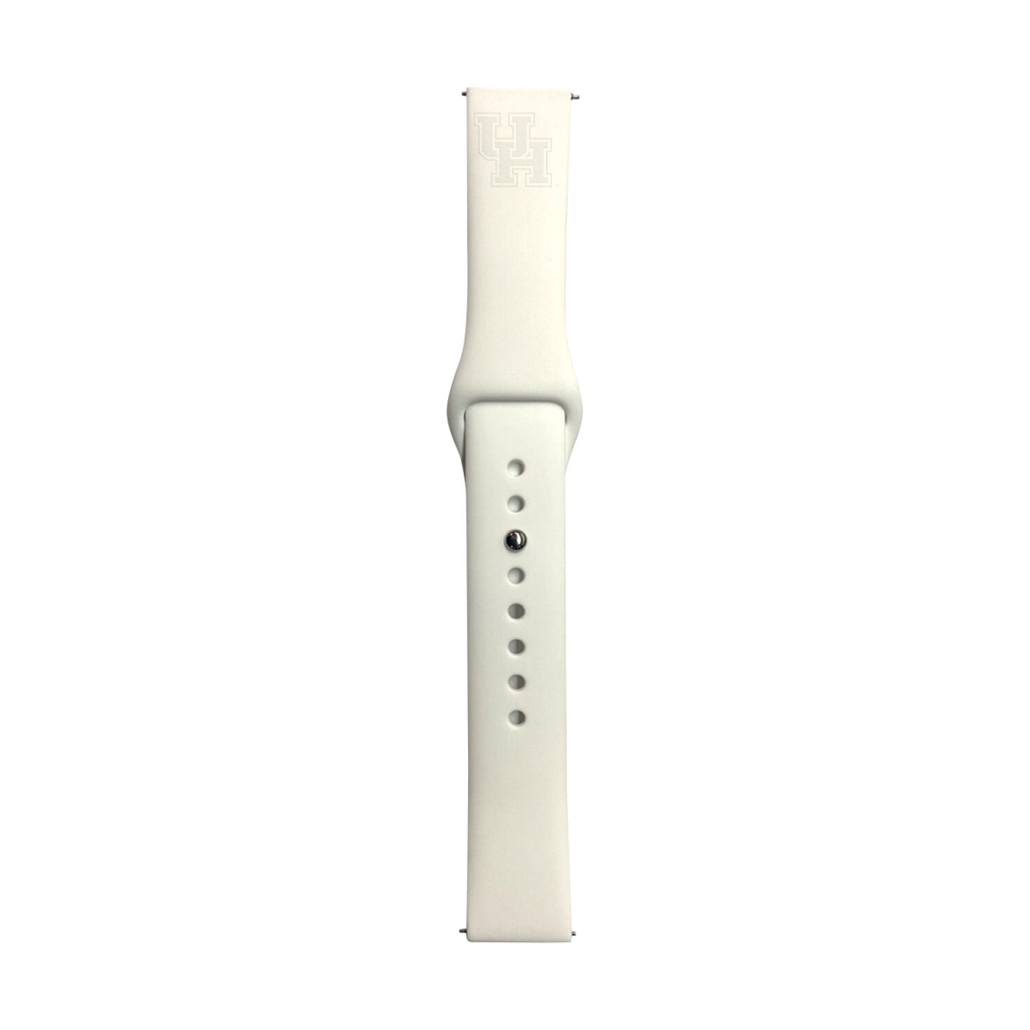White Houston Cougars Samsung 22mm Watch Band