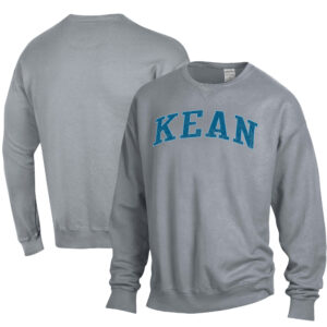 Men's ComfortWash Gray Kean University Cougars Garment Dyed Pullover Sweatshirt