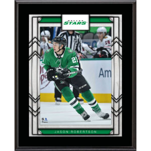 Jason Robertson Dallas Stars 10.5" x 13" Sublimated Player Plaque