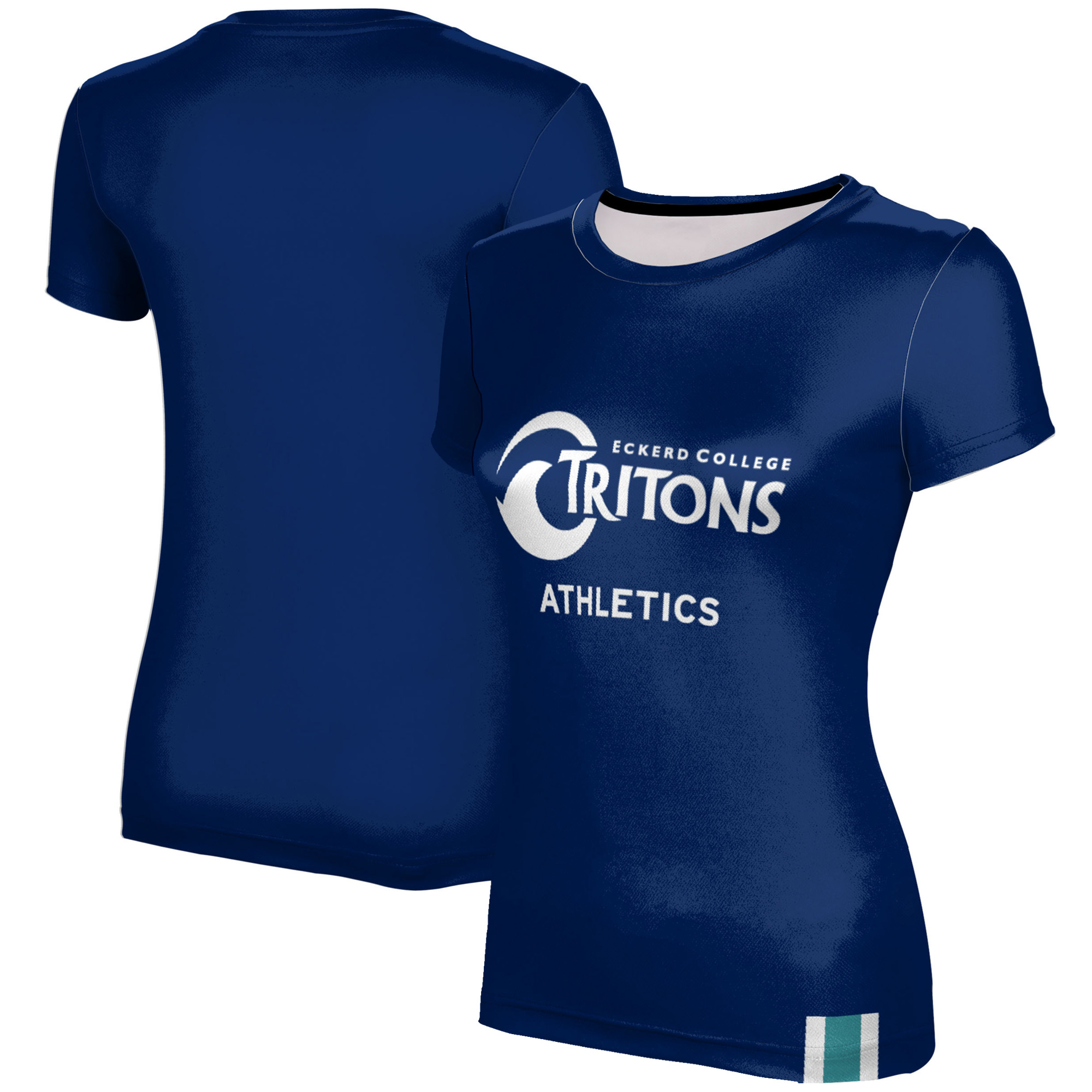 Women's Navy Eckerd Tritons Athletics T-Shirt