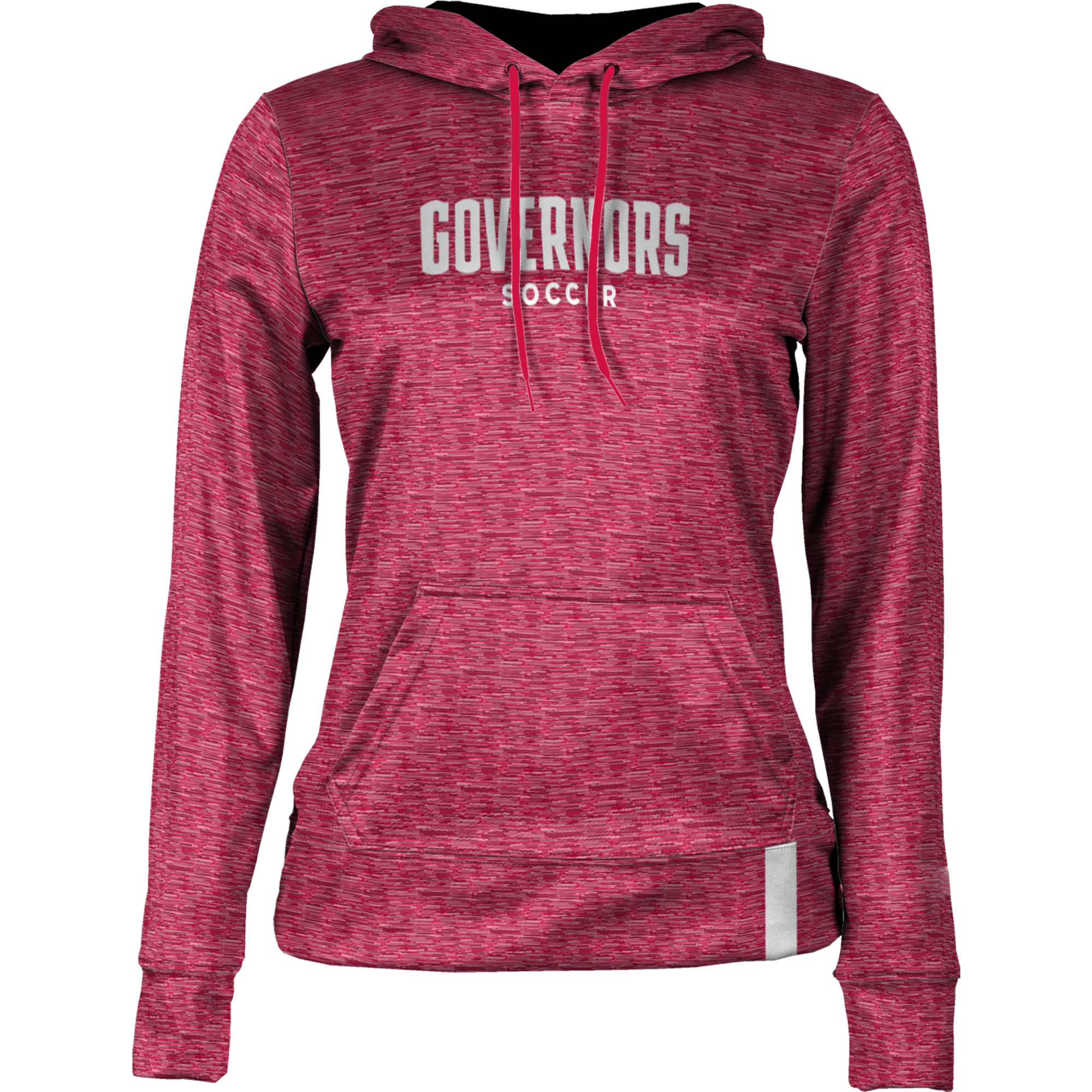 Women's Red Austin Peay State Governors Soccer Pullover Hoodie - Image 4