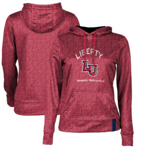 Women's Red Liberty Flames Women's Track & Field Pullover Hoodie