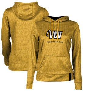 Women's Gold VCU Rams Women's Lacrosse Pullover Hoodie