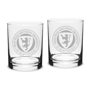 St. Olaf Oles 14oz. 2-Piece Classic Double Old-Fashioned Glass Set