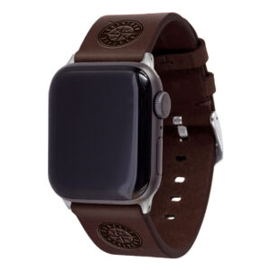 Brown Seattle Mariners Leather Apple Watch Band
