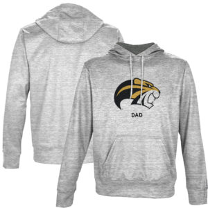 Men's ProSphere Gray Brenau Golden Tigers Dad Name Drop Pullover Hoodie