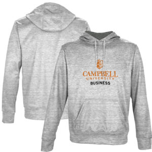 Men's ProSphere Gray Campbell Fighting Camels Business Name Drop Pullover Hoodie