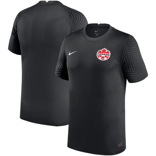 Youth Nike Black Canada Soccer Third Replica Jersey