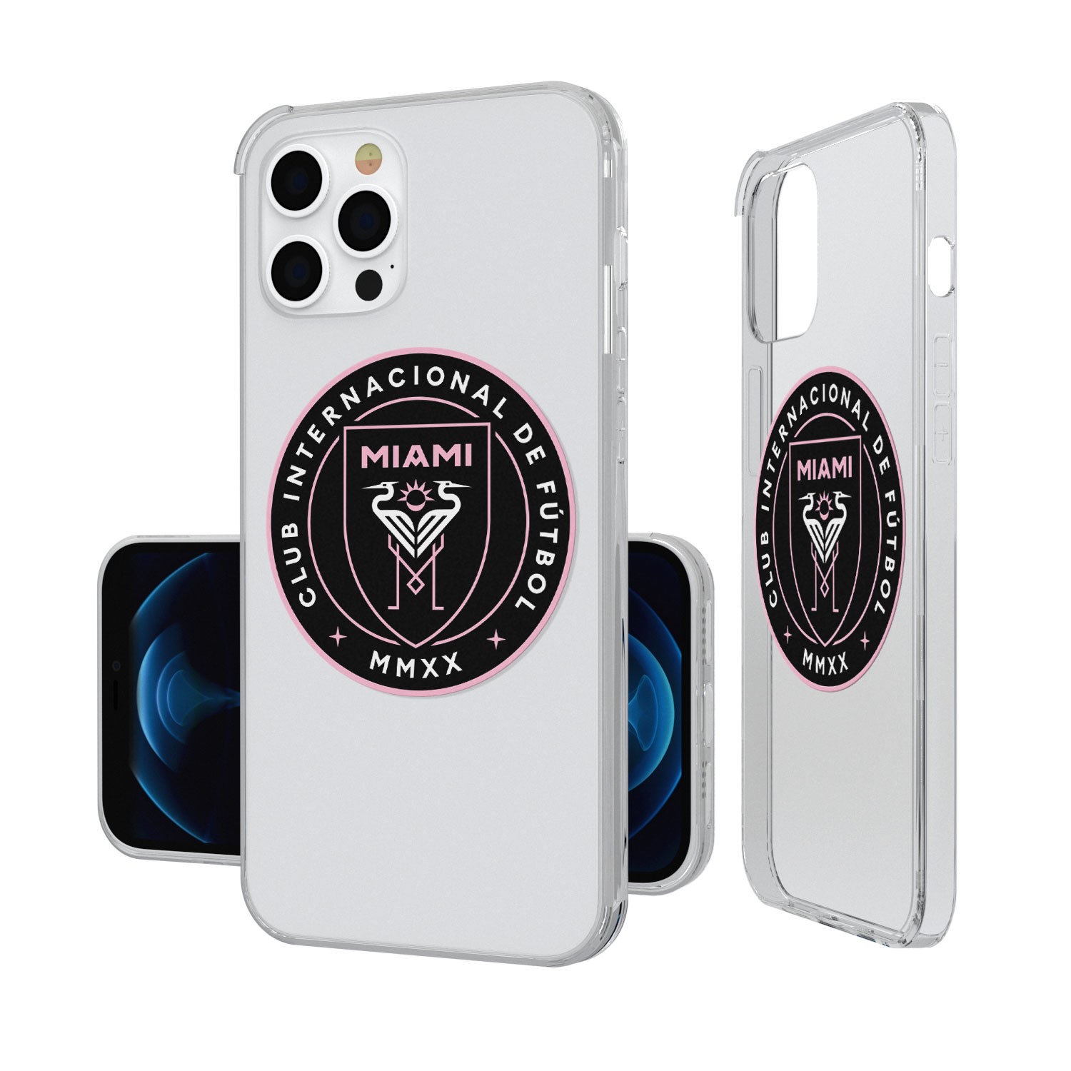 Inter Miami CF iPhone Insignia Design Clear Case
